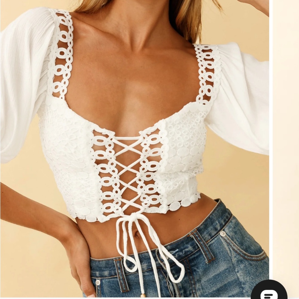 NEW Selfie Leslie Golden Hour Crop Top
